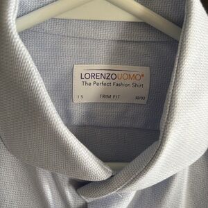 Lorenzo Uomo Men's Long Sleeve Button Down